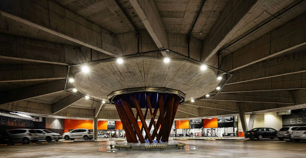 Jardines deportivos en la ciudad